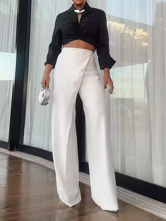 Women's Black And White Set with Pants