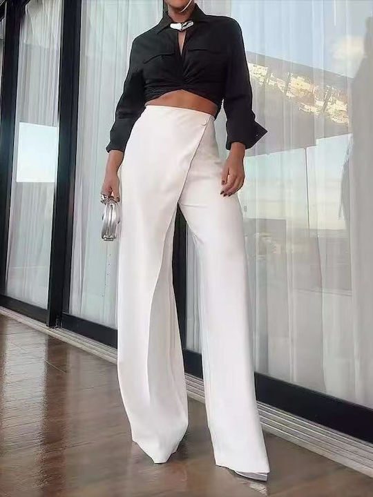 Women's Black And White Set with Pants