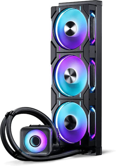 Phanteks Glacier One 360D30 X2 Υδρόψυξη AIO CPU με 3 Ανεμιστήρες 120mm και RGB Φωτισμό