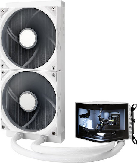 Tryx Panorama 280 Охлаждане AIO CPU с 2 Вентилатора 140mm Бял