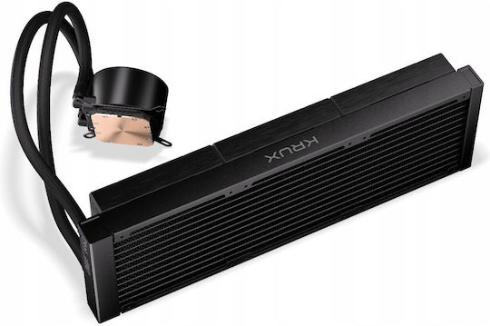 Krux HydroGlance 360 ARGB Water Cooling System AIO CPU with 3 120mm Fans