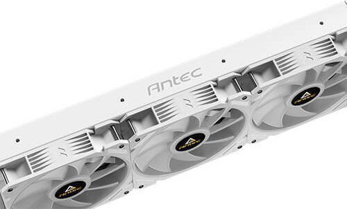 Antec Symphony 360 Water Cooling System AIO CPU with 3 120mm Fans and ARGB Lighting White
