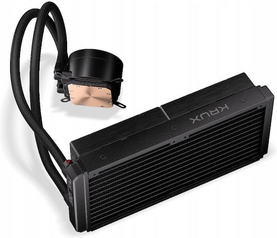 Krux HydroX 240 ARGB Υδρόψυξη AIO CPU με 2 Ανεμιστήρες 120mm