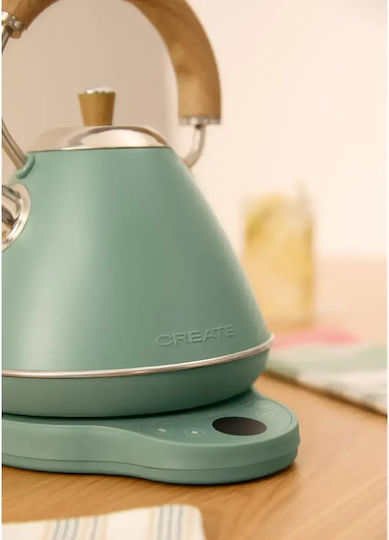 Create Retro Pro Kettle 1lt 1200W Green