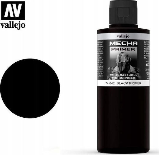 Acrylicos Vallejo Modellbau Farbe Black 200ml