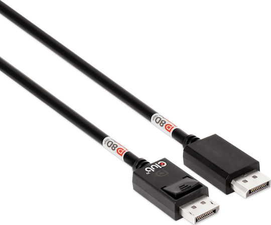 Club3D Kabel DisplayPort-Stecker - DisplayPort-Stecker 1.6m Schwarz