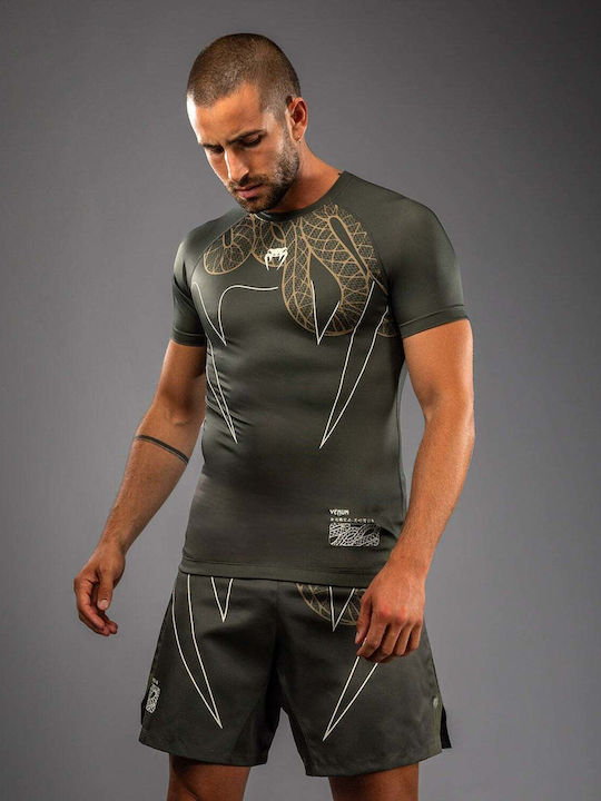 Venum Bărbați Cu mânecă scurtă Tricou VENUM-05749-590 pentru Jiu-Jitsu / MMA Verde
