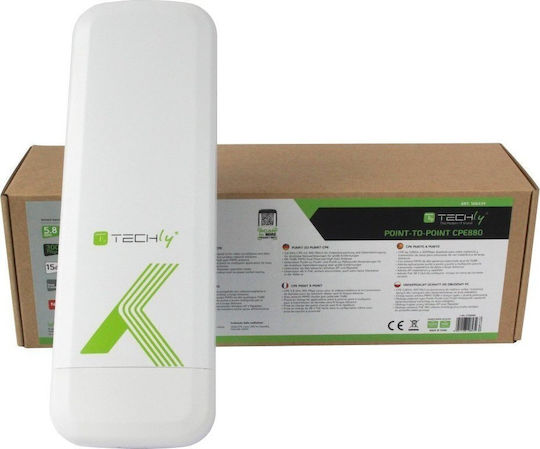 Techly Point-to-Point CPE Zugriffspunkt Einzelband (5 GHz) in Einzelner Bausatz