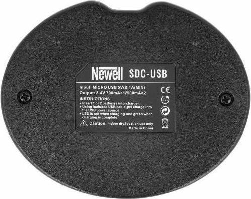Newell Double Battery Charger Compatible with Canon