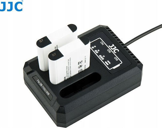 JJC Triple Battery Charger Compatible with Olympus / Ricoh
