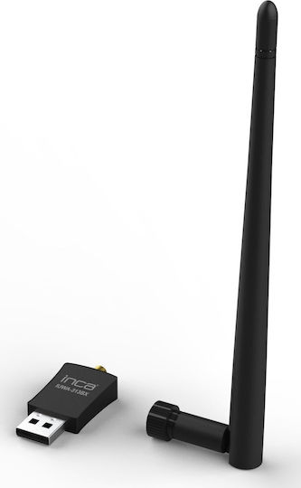 Inca IUWA-313BX Αντάπτορας Δικτύου USB με Ασύρματη Σύνδεση Wi-Fi και Αποσπώμενη Κεραία