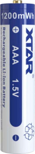 XTAR Rechargeable Battery AAA Li-ion 750mAh 1.5V 4pcs