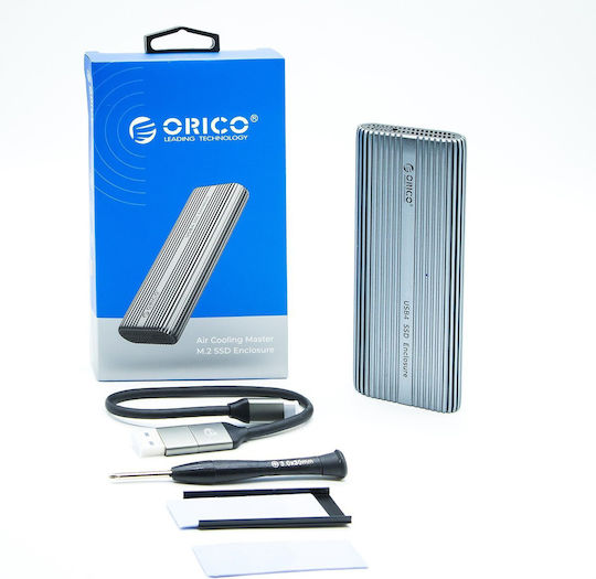 Orico Acom2-u4-gy Box M.2 Ssd External Usb Type-c Gray