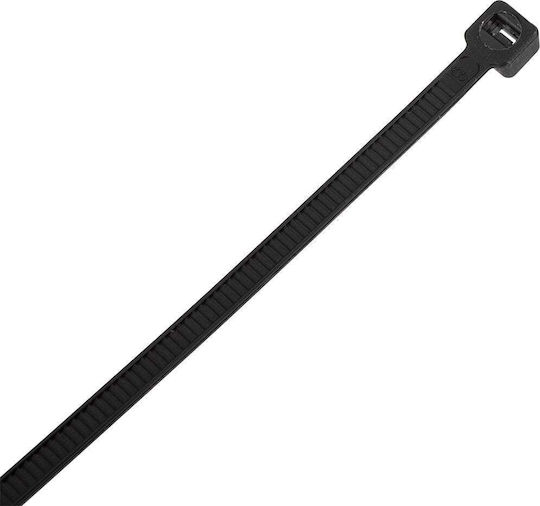 Neo Δεματικά Καλωδίων Πλαστικά 300mmx3.6mm σε Μαύρο χρώμα (100τμχ)