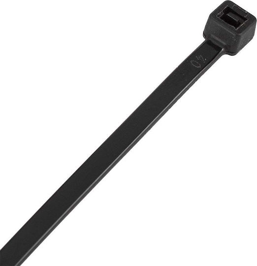 Neo Δεματικά Καλωδίων Πλαστικά 300mmx3.6mm σε Μαύρο χρώμα (100τμχ)