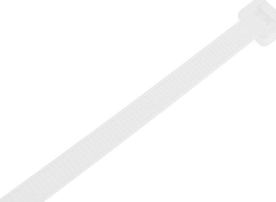 Neo Δεματικά Καλωδίων Πλαστικά 650mmx9mm σε Λευκό χρώμα (50τμχ)
