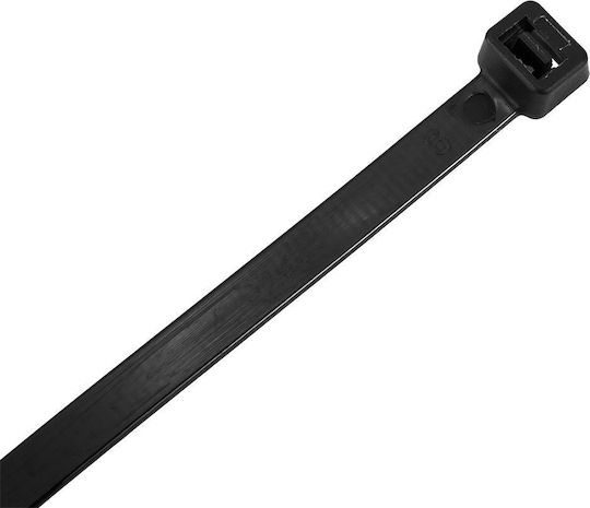 Neo Δεματικά Καλωδίων Πλαστικά 300mmx7.6mm σε Μαύρο χρώμα (50τμχ)