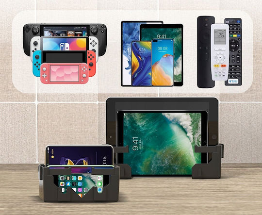 Jys Βάση για 2 χειριστήρια Switch / Switch Lite / Switch OLED / Steam Deck Wall Mount Holder For Nintendo + Accessories/Ns247 Πολύχρωμη SB7775