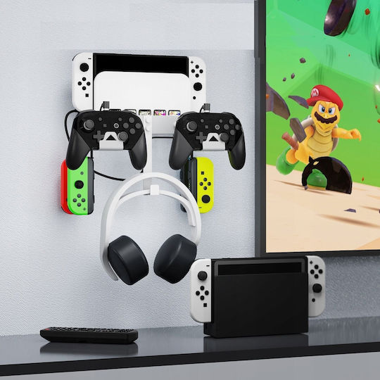 Jys Βάση για 2 χειριστήρια Switch / Switch Lite / Switch OLED Λευκή SB7921