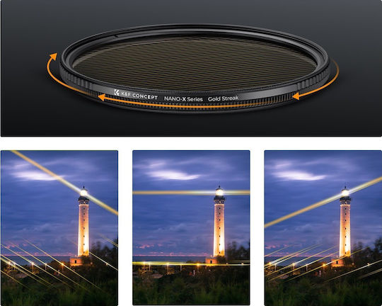 K&F Concept Special Effects Lens Filter Diameter 49mm with MRC Coating Scratch Resistant for Camera Lenses