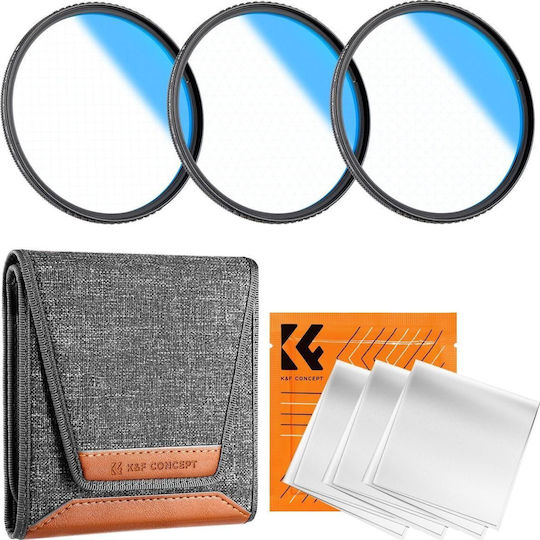 K&F Concept Σετ Φίλτρων Διαμέτρου 62mm για Φωτογραφικούς Φακούς