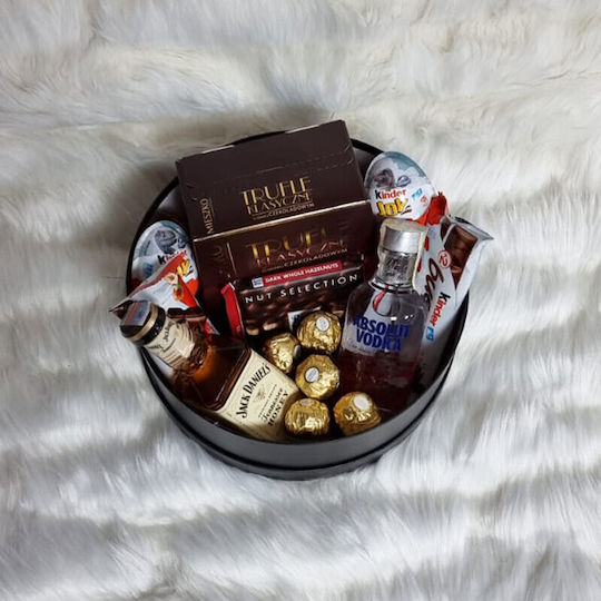 Selectioner Geschenkbox Miniaturgetränke Süßigkeiten