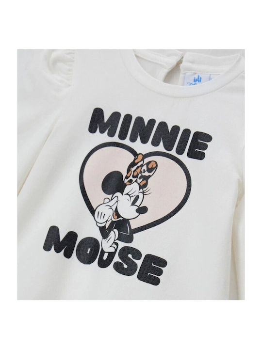 Kids Long-sleeved White Top DFAV1402NF 11-4201TCX