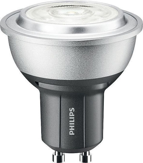 Philips Master LED крушка 5.5W за фасунга GU10 и форма MR16 Топло бяло 355лм Димируем