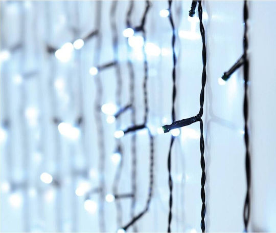 180 Λαμπάκια LED Κουρτίνα 6μ. x 52εκ. Ψυχρό Λευκό 180 Λαμπάκια LED Κουρτίνα 6μ. x 52εκ. Ψυχρό Λευκό