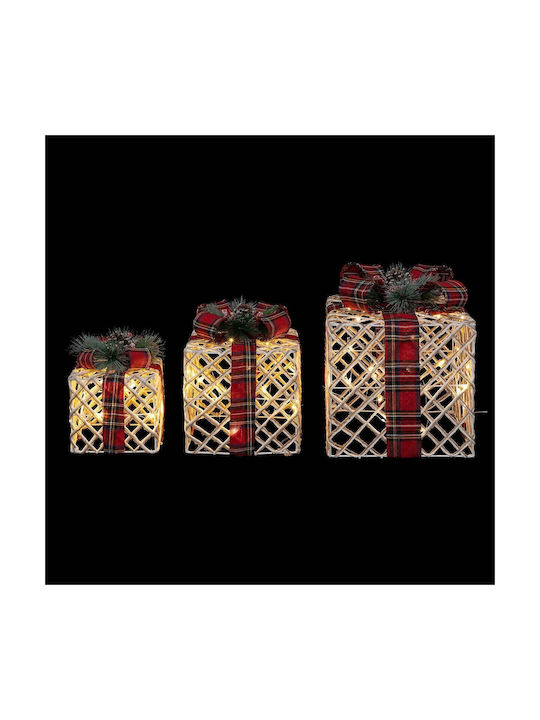 Hängendes Ornament Geschenk Beleuchtet Set 3Stück
