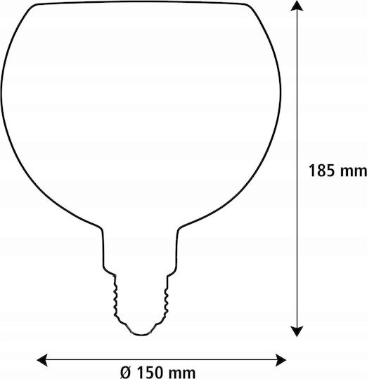 Segula LED Bulb 4.5W 200mm for Socket E27 Warm White 300lm Dimmable