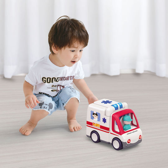 Hola Toys Αυτοκινητάκι Ασθενοφόρο