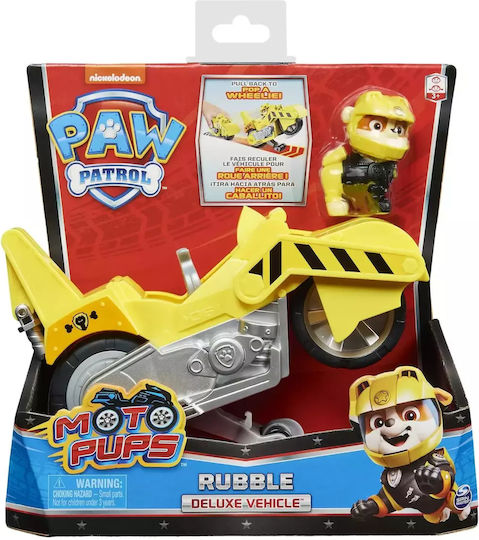 Spin Master Paw Patrol Pups Rubble Deluxe Motocicleta Pentru 3+ Ani