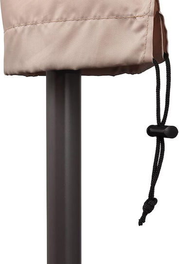 Impermeabil Protecție Capac Umbrelă 27.5x33.5x170buc în Culoare Bej 1buc