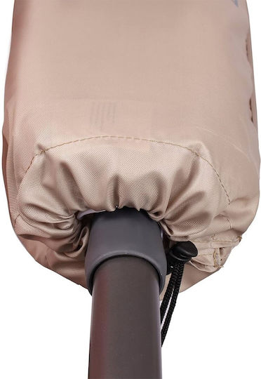 Impermeabil Protecție Capac Umbrelă 27.5x33.5x170buc în Culoare Bej 1buc