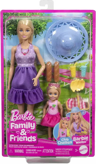 Barbie Family Friends Set de păpuși Chelsea pentru 3+ ani+ Ani