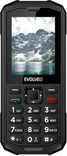 Evolveo StrongPhone X5 Dual SIM Устойчив Мобилен Телефон с Бутони Черно-Сиво