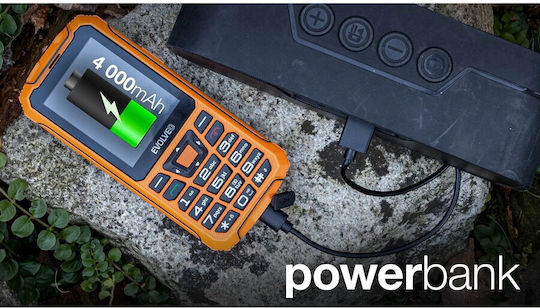 Evolveo StrongPhone Z6 Dual SIM Telefon Mobil Rezistent cu Butoane Portocaliu