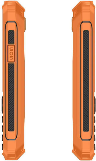 Evolveo StrongPhone Z6 Dual SIM Telefon Mobil Rezistent cu Butoane Portocaliu