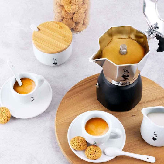 Bialetti Brikka Electric Stovetop Espresso Pot for 4 Cups Silver