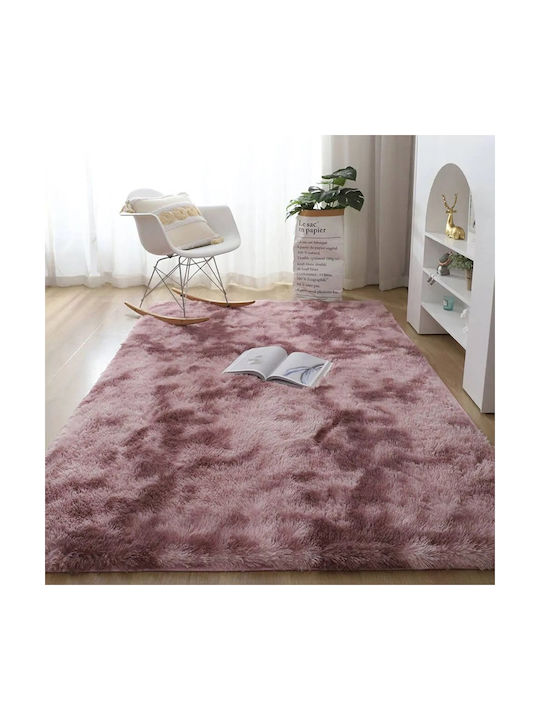Strado Carpets Килим Правоъгълена Shaggy Лилаво