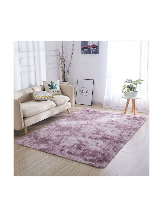 Strado Carpets Килим Правоъгълена Shaggy Лилаво