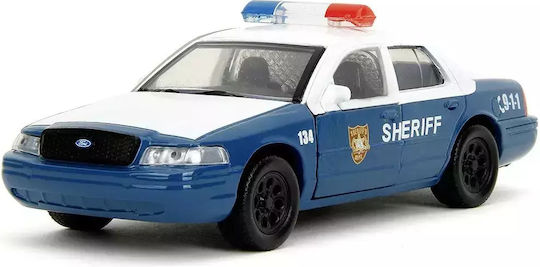 Jada Walking Dead Rick Crimes Mașină Metalică Push Ford Crown Victoria Scară 1:32