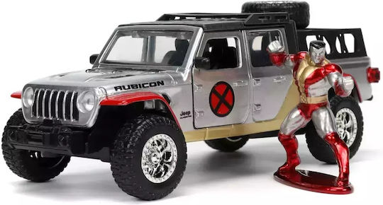 Jada Marvel Jeep Gladiator Set Mașină Metalică Scara 1:32 Figurină Metalică Colossus