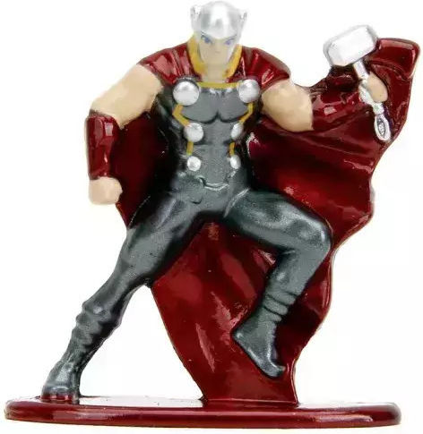 Jada Marvel Metal Figure Set Thor Chevy Chevelle Ss Push Car Scale 1:32