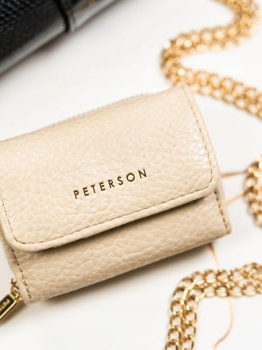 Klein Damen Geldbörse mit RFID Beige