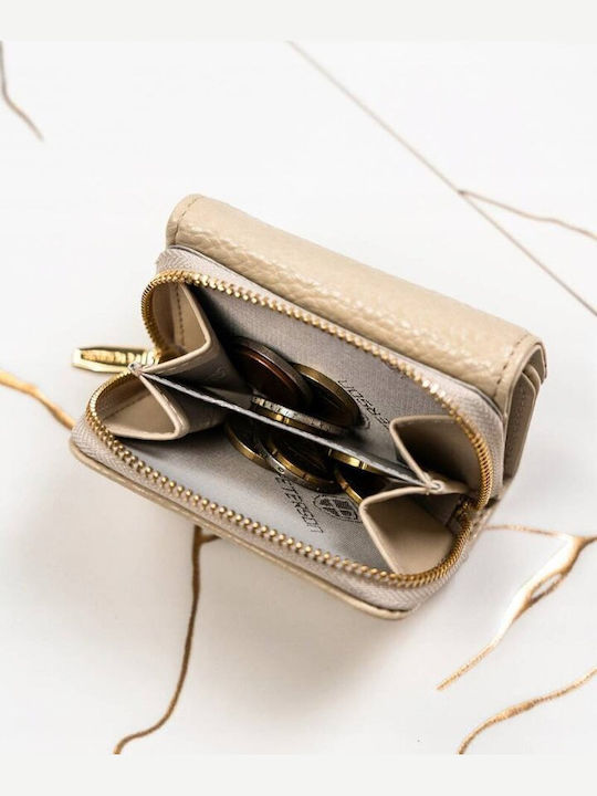 Klein Damen Geldbörse mit RFID Beige