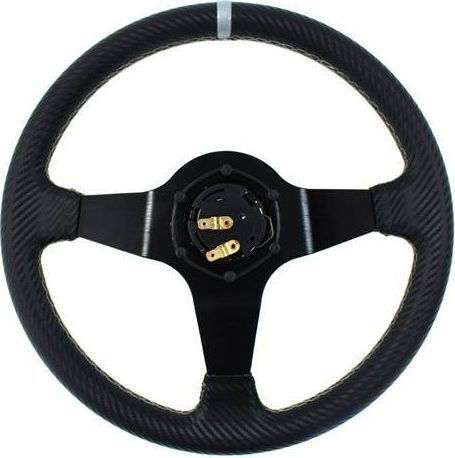 Slide Aluminium Car Steering Wheel with 35cm Diameter Silver