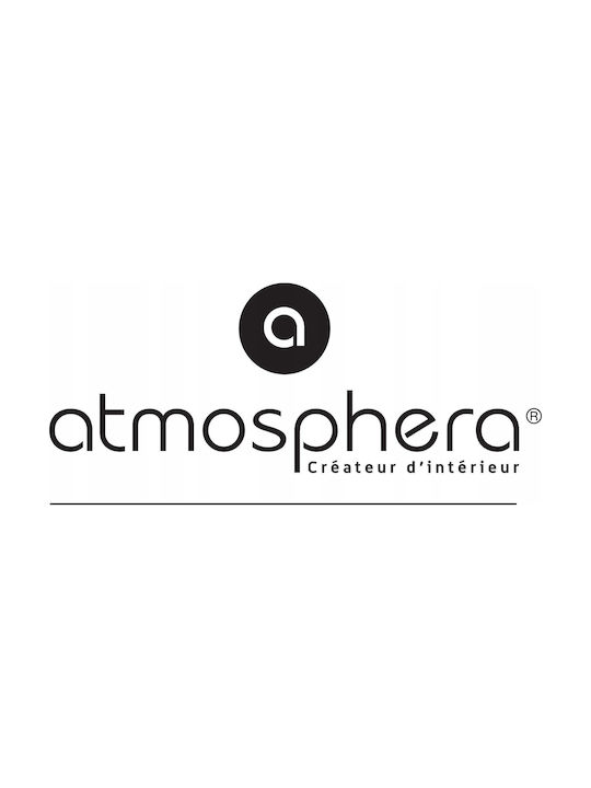 Atmosphera Διακοσμητικό Βάζο Ψάθινο Lour Καφέ Φ22xΥ55cm