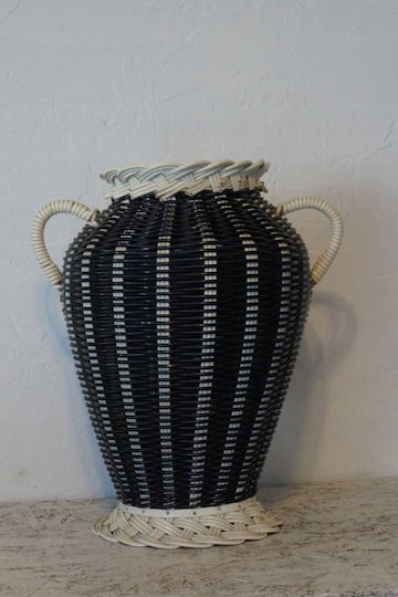 Atmosphera Vază Decorativă Din Paie Lour Maro Φ22xÎ55cm